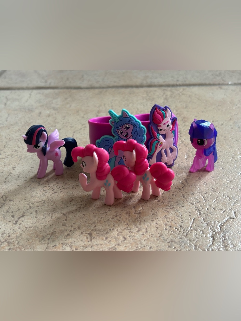 My Little Pony G4 Pinkie Pie Twilight Sparkle Miniature Pony Figure Set